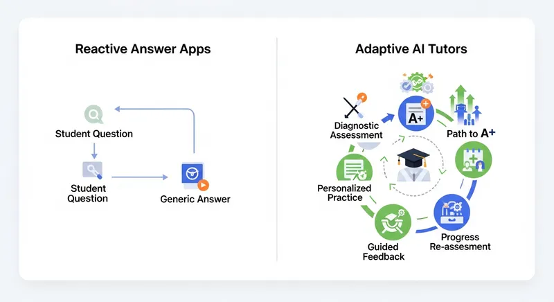A student using the TutorAI science solver app on a smartphone to scan and solve a physics circuit diagram on a wooden desk with a chemistry textbook in the background.