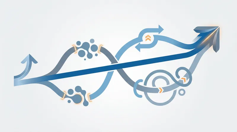 Infographic showing diverse career paths with strategic breaks leading to successful outcomes, illustrating that resume gaps are normal and valuable.