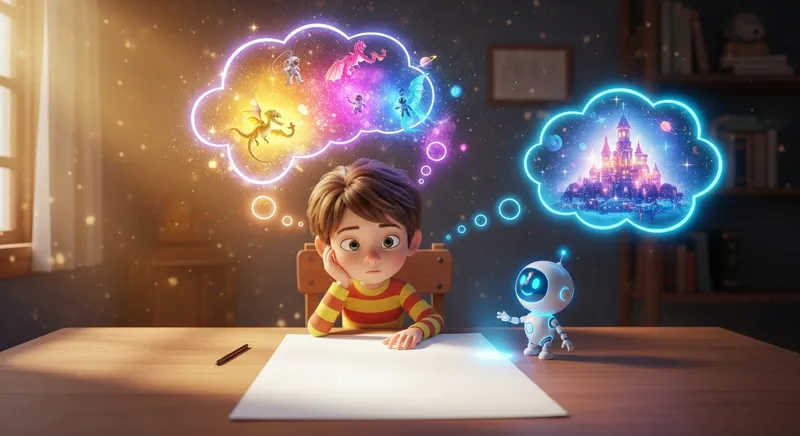 Writer's Block in Kids: 18 Fun Cures for the Blank Page (Including a Magical AI Tool)