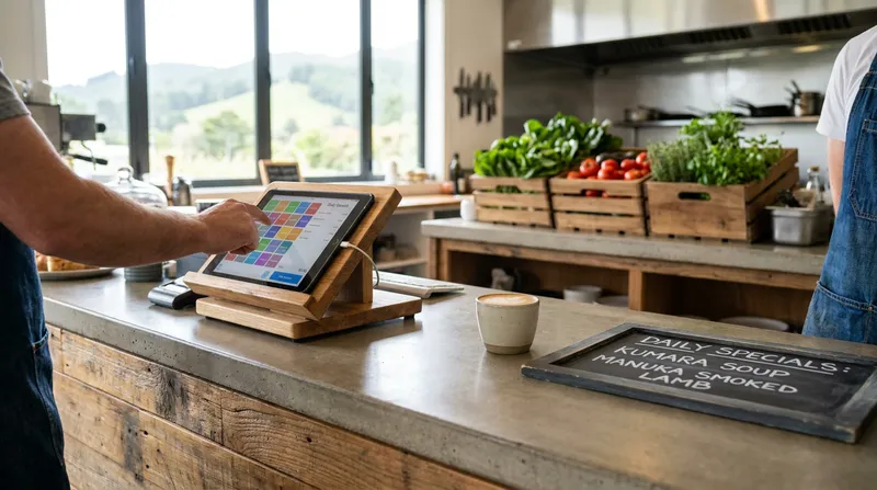 NZ Farm-to-Table POS: Daily Menus & Recipe Costs