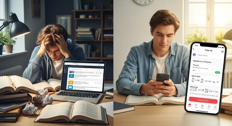 Parent viewing a child's learning progress on a TutorAI parent dashboard on a tablet.