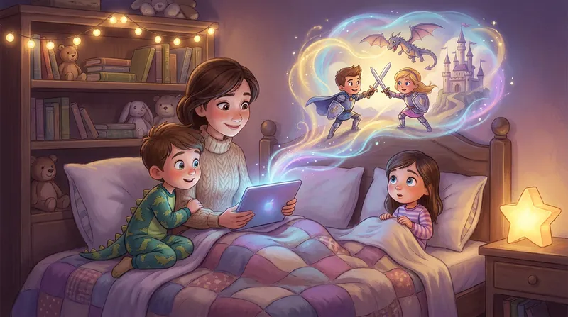 Bedtime Stories for Siblings: Using Custom 'Co-Hero' Stories to Ease Rivalry