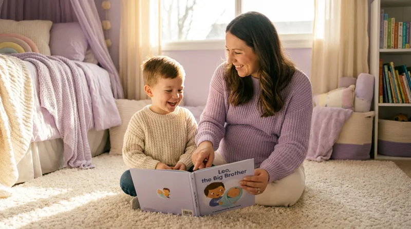 How to Prepare Your Toddler for a New Baby (Using a Personalized Big Sibling Story)